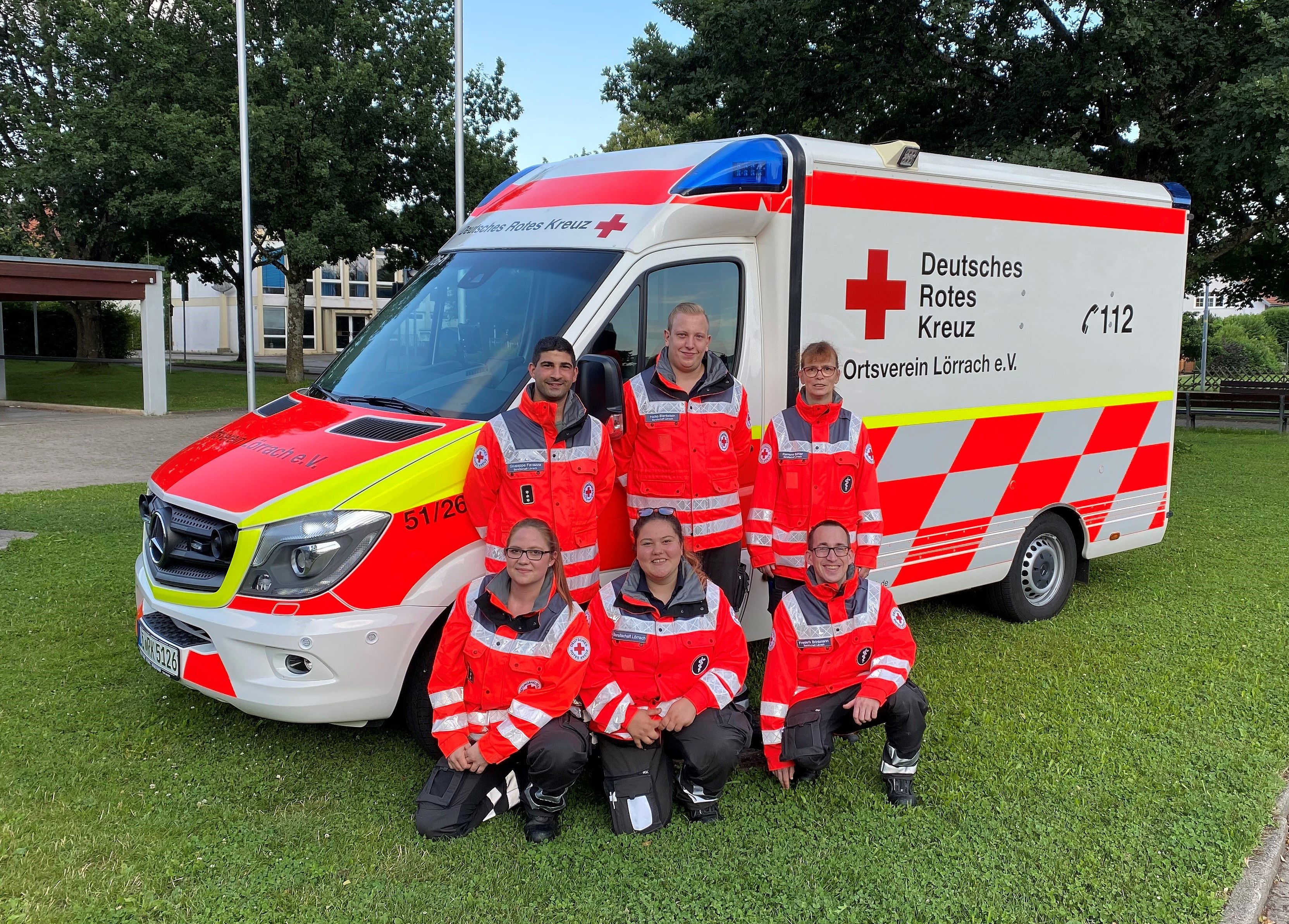 Neues Einsatzfahrzeuges des DRK Ortsvereins Lörrach und Ortsteile